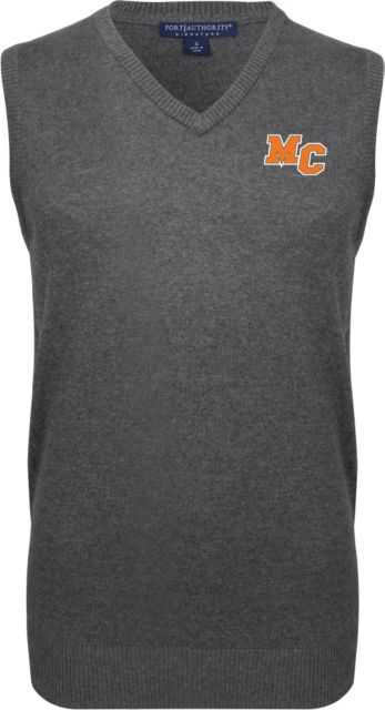 Morton College VNeck Sweater Vest Morton College MC Mark - ONLINE ONLY