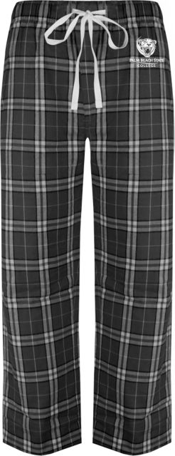 Palm Beach State Flannel Pajama Pant Palm Beach State Panther Logo - ONLINE ONLY