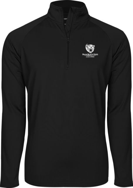 Palm Beach State Sport Wick Stretch 1/2 Zip Pullover Palm Beach State Panther Logo - ONLINE ONLY