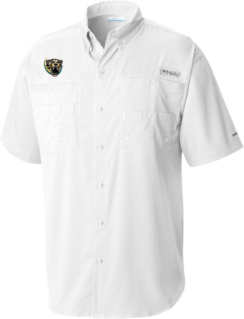 Palm Beach State Columbia Tamiami Performance Short Sleeve Shirt Panther Head - ONLINE ONLY