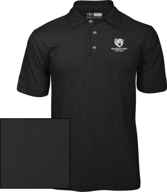 Palm Beach State Callaway Tonal Polo Palm Beach State Panther Logo - ONLINE ONLY