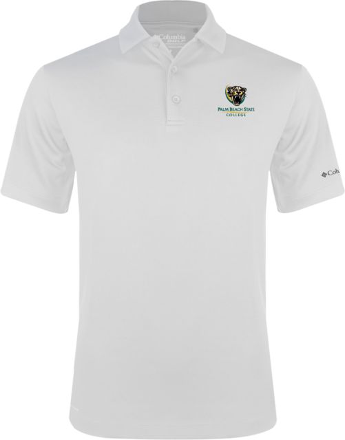 Palm Beach State Columbia Omni Wick Drive Polo Palm Beach State Panther Logo - ONLINE ONLY