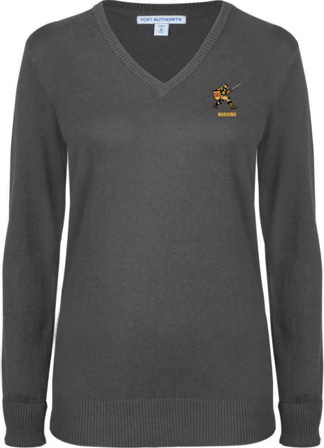 Gannon Univ Womens Heather VNeck Sweater  GU Nursing - ONLINE ONLY