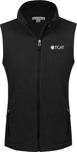 TCAT Crumps Ladies Fleece Full Zip Vest TCAT Abbreviated - ONLINE ONLY