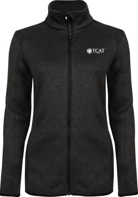 TCAT Crumps Heather Ladies Fleece Jacket TCAT Abbreviated - ONLINE ONLY