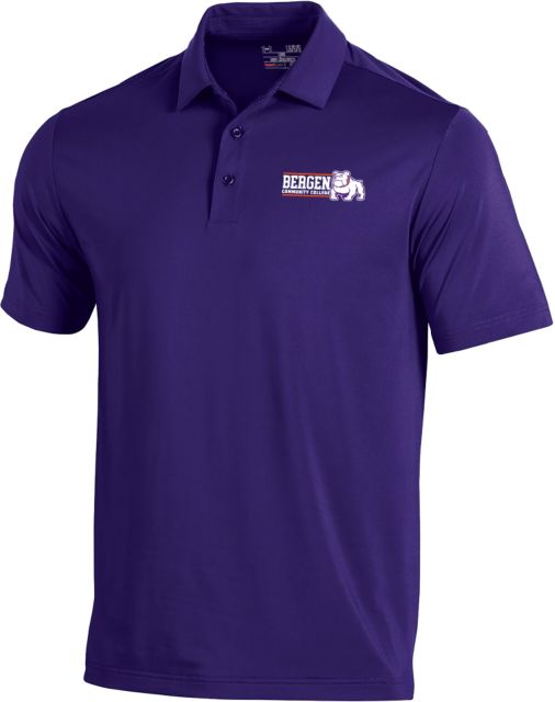 Bergen CC Under Armour T2 Performance Polo Bergen Community College Primary Mark - ONLINE ONLY