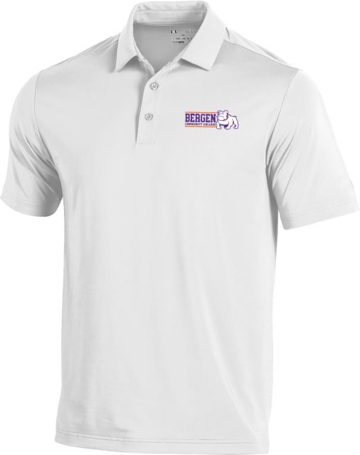 Bergen CC Under Armour T2 Performance Polo Bergen Community College Primary Mark - ONLINE ONLY