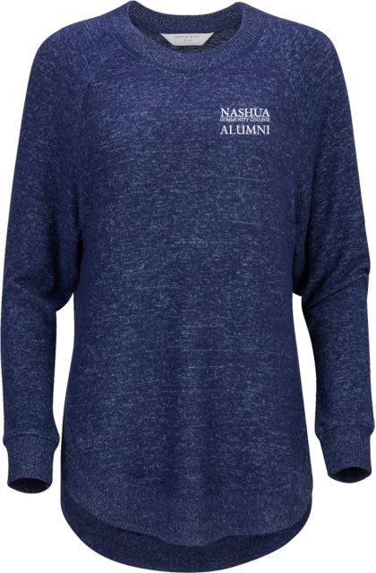 Nashua CC Boxercraft Womens Cuddle Oversized Crew Nashua Community College - Alumni - ONLINE ONLY