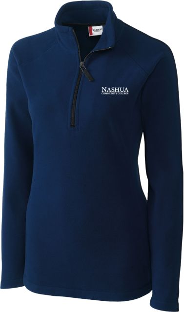 Nashua CC C&B Womens Clique Summit Performance Fleece Half Zip Nashua Community College Wordmark - ONLINE ONLY