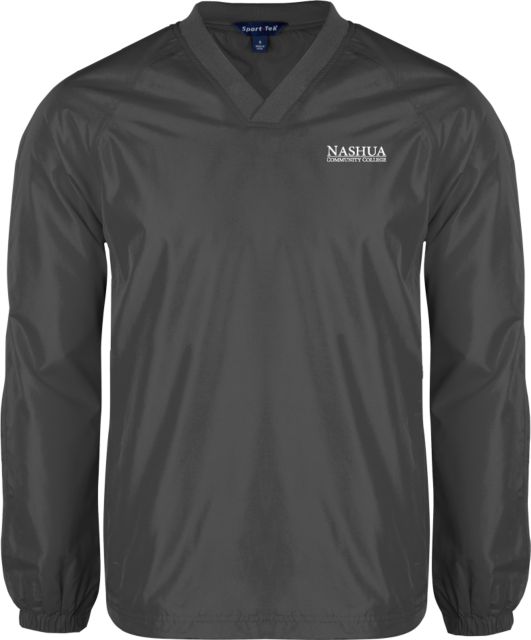 Nashua CC V Neck Raglan Windshirt Nashua Community College Wordmark - ONLINE ONLY