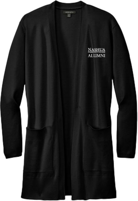 Nashua CC Mercer + Mettle Womens Open Front Cardigan Sweater Nashua Community College - Alumni - ONLINE ONLY