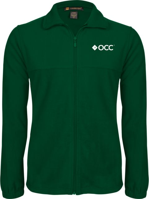 Oakland Comm College Fleece Full Zip Jacket Horizontal Logo - ONLINE ONLY