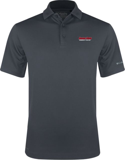 Roane State Columbia Omni Wick Drive Polo Roane State CC Primary Mark - ONLINE ONLY