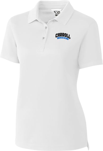 Carroll CC C&B Womens Advantage Polo Carroll Lynx Banner Wordmark - ONLINE ONLY
