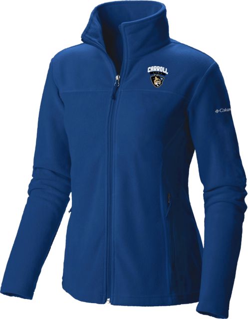 Carroll CC Columbia Womens Full Zip Fleece Jacket Carroll Athletic Mark - ONLINE ONLY