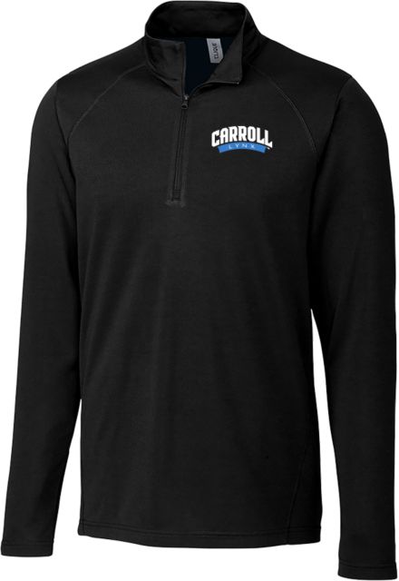 Carroll CC C&B Clique Ice Pique Half Zip Carroll Lynx Banner Wordmark - ONLINE ONLY