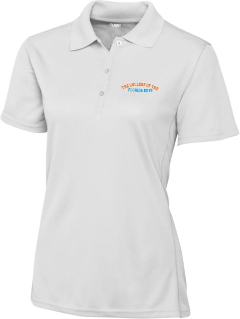 College of the Florida Keys Womens Clique Ice Pique Polo The College of the Florida Keys Arched - ONLINE ONLY