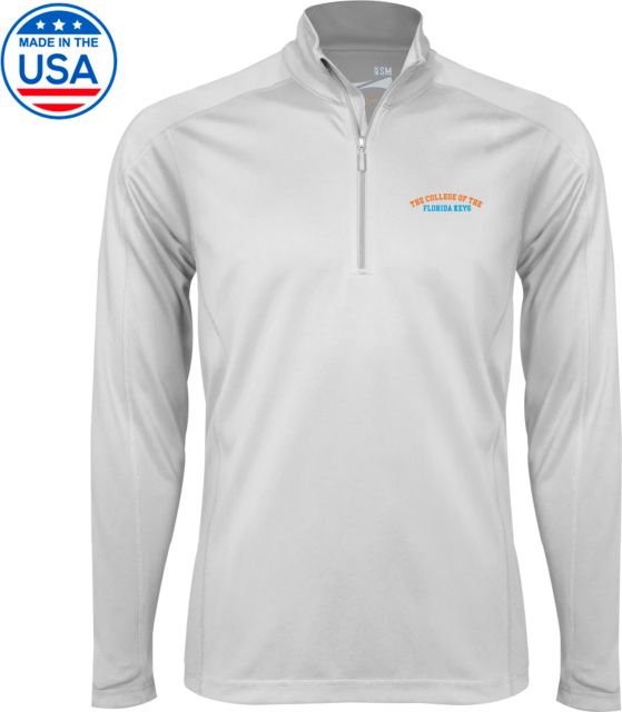 College of the Florida Keys Syntrel Interlock 1/4 Zip The College of the Florida Keys Arched - ONLINE ONLY