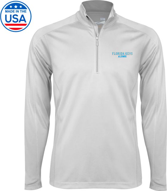 College of the Florida Keys Syntrel Interlock 1/4 Zip Florida Keys Alumni - ONLINE ONLY