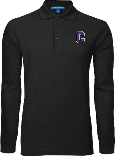 Cornell College Long Sleeve Polo Cornell C - ONLINE ONLY