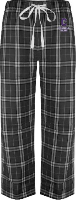Cornell College Flannel Pajama Pant Cornell Rams Stacked - ONLINE ONLY