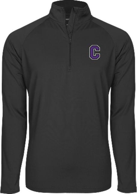 Cornell College Sport Tek Sport Wick Stretch 1/2 Zip Pullover Cornell C - ONLINE ONLY
