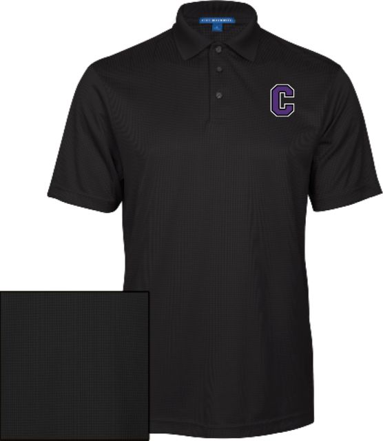 Cornell College Performance Fine Jacquard Polo Cornell C - ONLINE ONLY