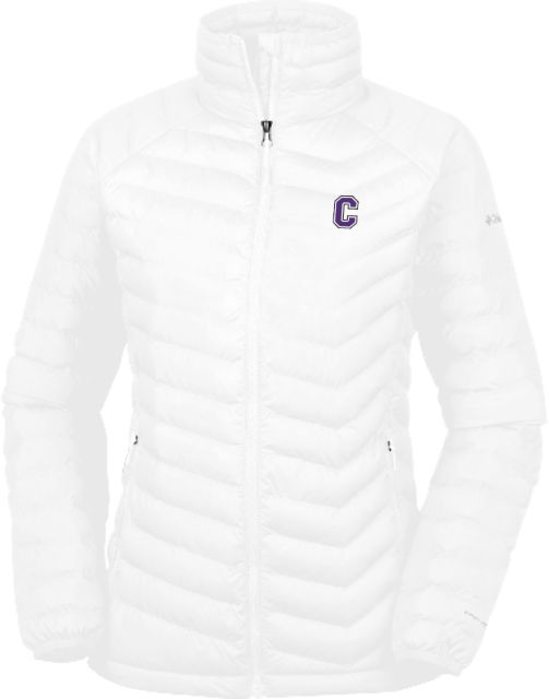 Cornell College Columbia Womens Powder Lite Jacket Cornell C - ONLINE ONLY