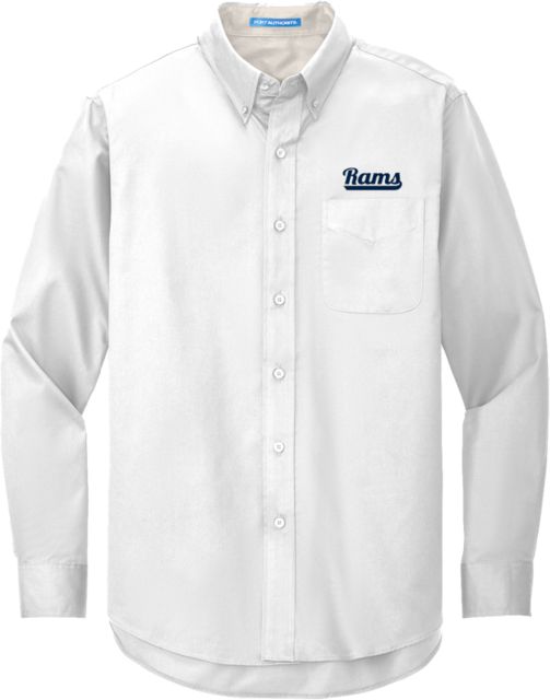 Shepherd Twill Button Down Long Sleeve Rams Script Logo - ONLINE ONLY