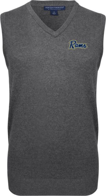 Shepherd VNeck Sweater Vest Rams Logo - ONLINE ONLY