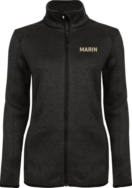 College of Marin Womens Fleece Jacket College of Marin - Marin Wordmark - ONLINE ONLY
