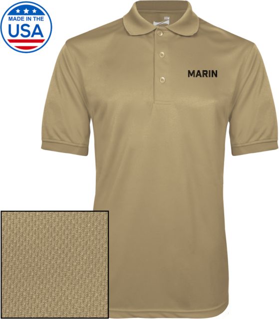 College of Marin Dry Mesh Polo College of Marin - Marin Wordmark - ONLINE ONLY