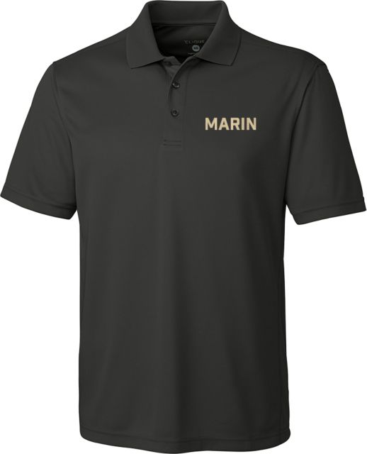 College of Marin C&B Dark Clique Ice Pique Polo College of Marin - Marin Wordmark - ONLINE ONLY