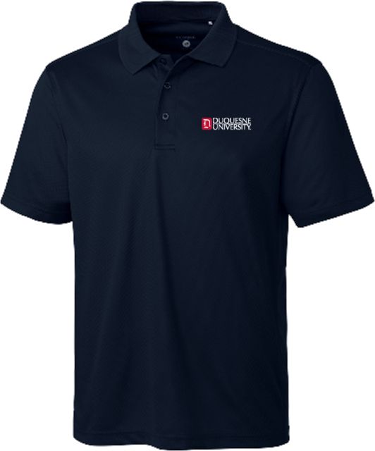 Duquesne C&B Dark Clique Ice Pique Polo Duquesne University Logomark - ONLINE ONLY