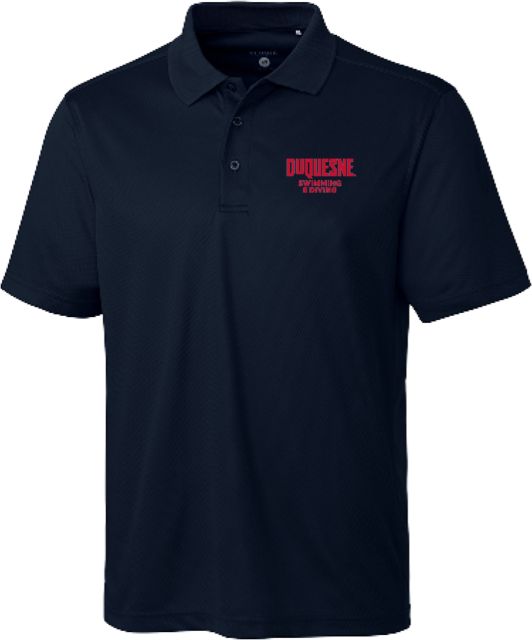 Duquesne C&B Dark Clique Ice Pique Polo Duquesne - Swimming and Diving - ONLINE ONLY