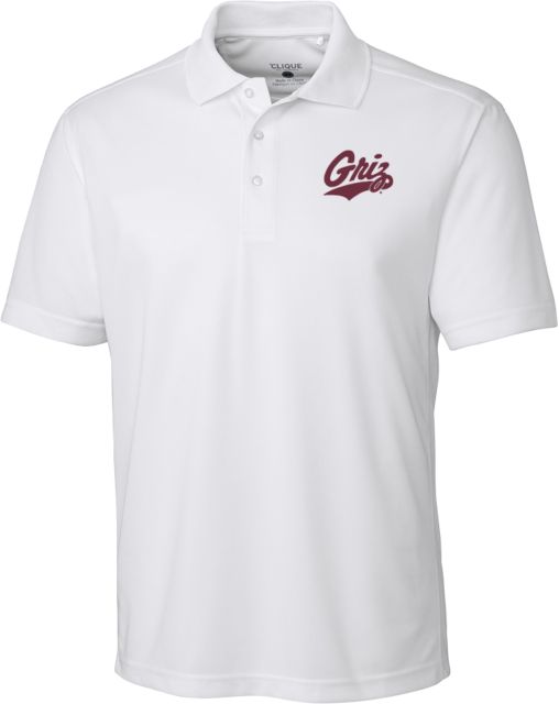 Montana C&B Clique Ice Pique Polo Griz Script Mark - ONLINE ONLY