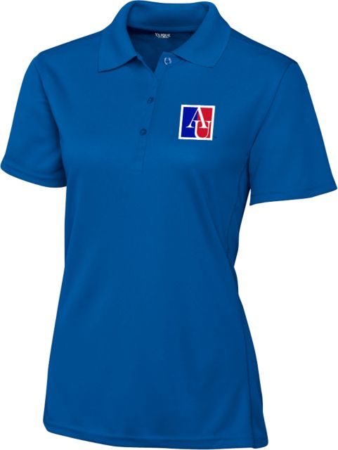 American C&B Womens Clique Ice Pique Polo American University Institutional AU Square - ONLINE ONLY