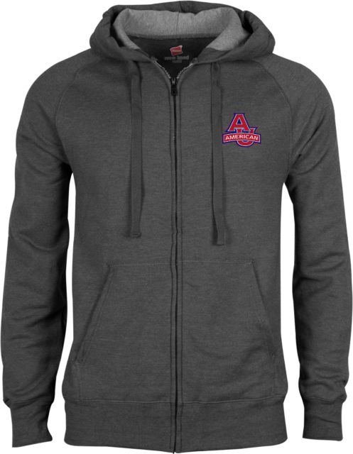 American University Fleece Full Zip Hoodie  - ONLINE ONLY