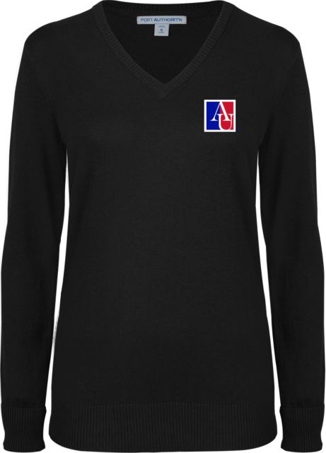 American Womens VNeck Sweater  American University Institutional AU Square - ONLINE ONLY