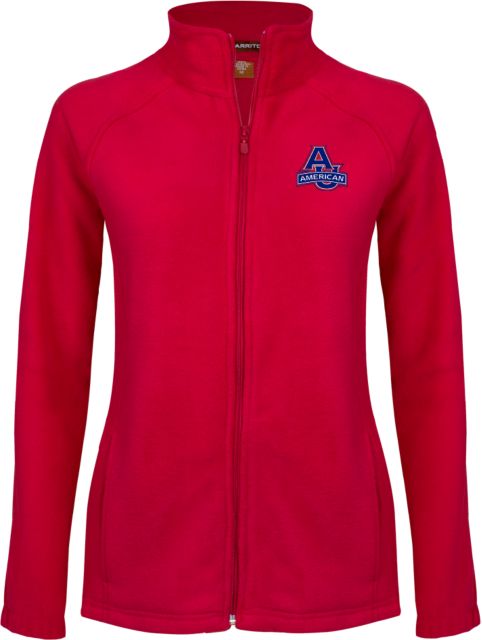 American University Ladies Fleece Full Zip Jacket  - ONLINE ONLY