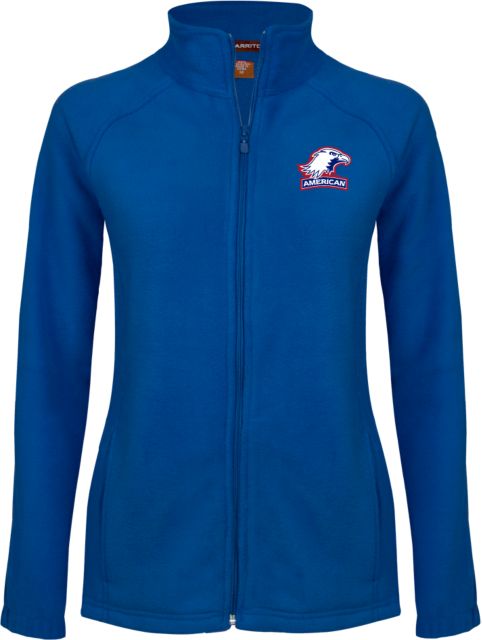 American University Ladies Fleece Full Zip Jacket  - ONLINE ONLY