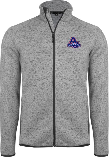 American University Heather Fleece Jacket  - ONLINE ONLY