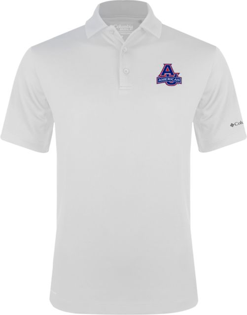 Atlanta Braves Columbia Pin High Omni-Wick Long Sleeve Polo