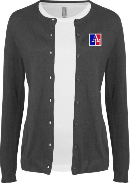 American Womens Cardigan Sweater  American University Institutional AU Square - ONLINE ONLY