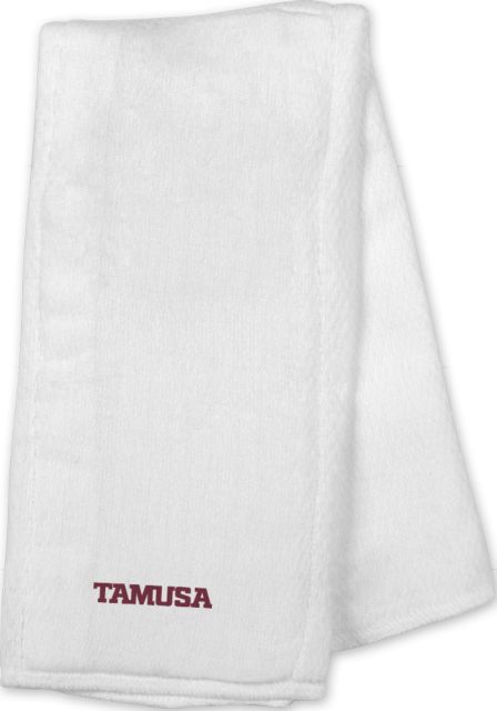 Texas A&M San Antonio Baby Burp Cloth TAMUSA Wordmark - ONLINE ONLY