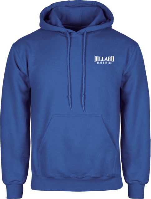 Dillard Fleece Hoodie Dillard Bleu Devils Wordmark - ONLINE ONLY
