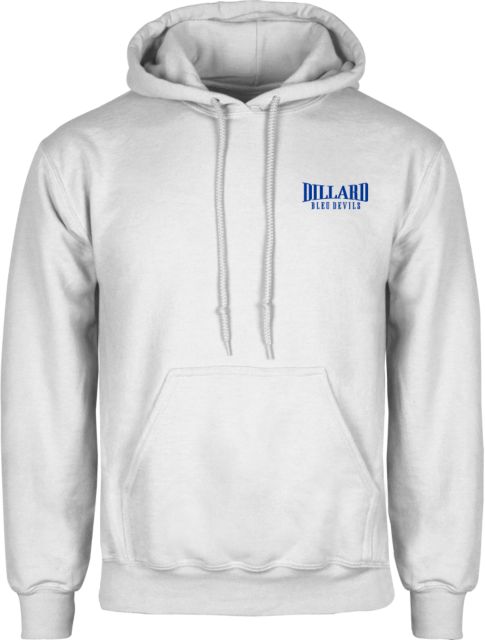 Dillard Fleece Hoodie Dillard Bleu Devils Wordmark - ONLINE ONLY