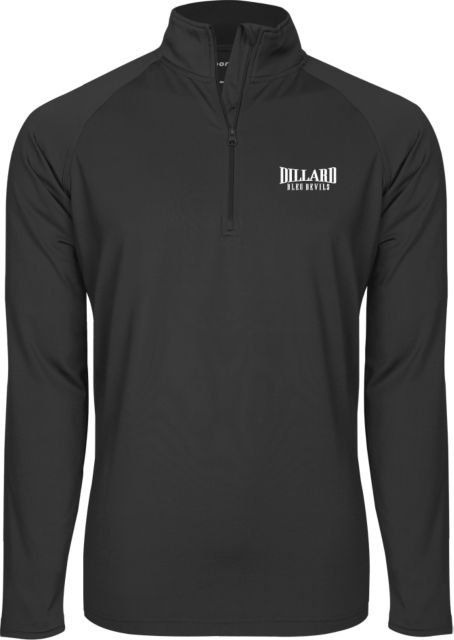 Dillard Sport Tek Sport Wick Stretch 1/2 Zip Pullover Dillard Bleu Devils Wordmark - ONLINE ONLY