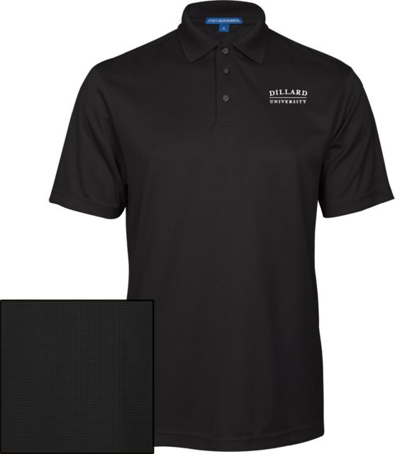 Dillard Performance Fine Jacquard Polo Dillard University Wordmark - ONLINE ONLY