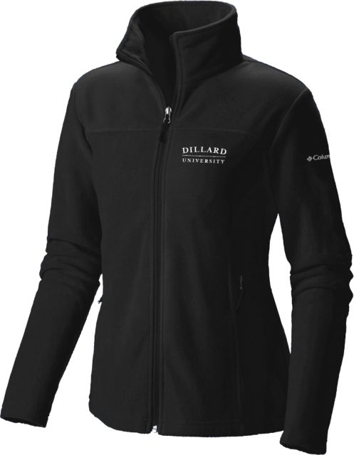 Dillard Columbia Womens Full Zip Fleece Jacket Dillard University Wordmark - ONLINE ONLY